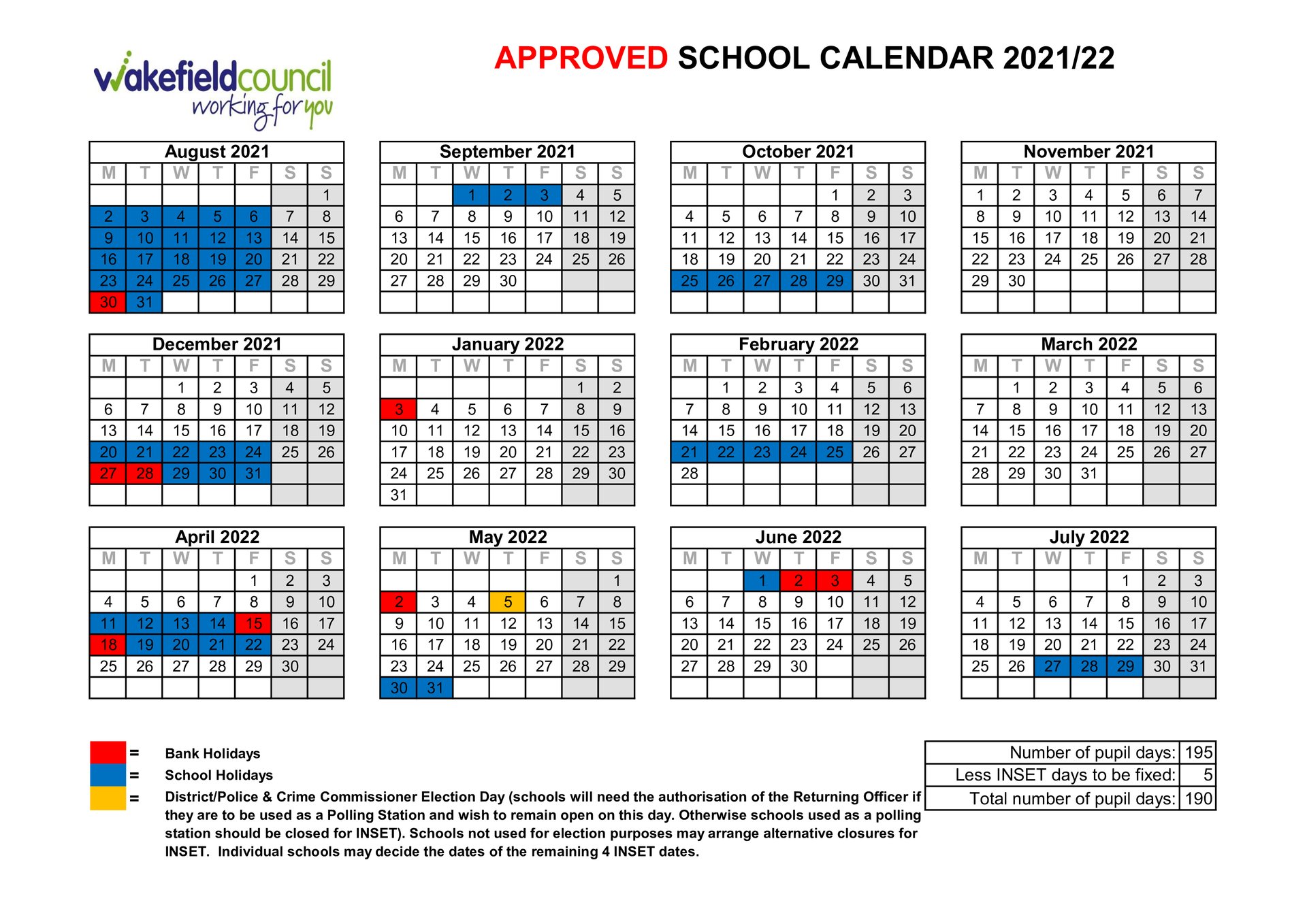 Newlands Primary School School Calendar & Diary Dates