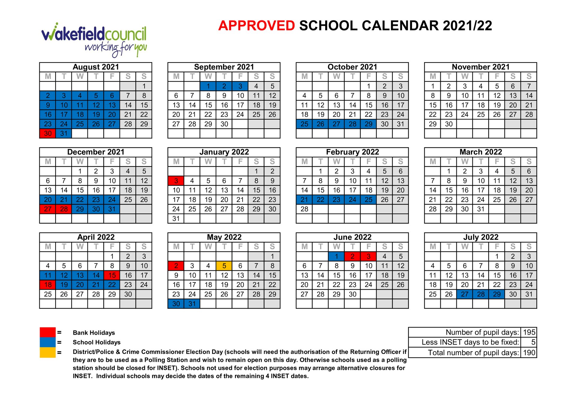 Newlands Primary School School Calendar Diary Dates