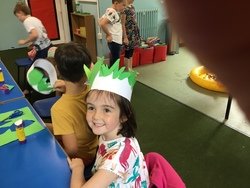 Laurel wreaths for International day.