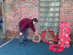 by laying poppies that our classes 
