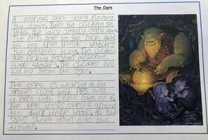 Callum's Independent Writing in September