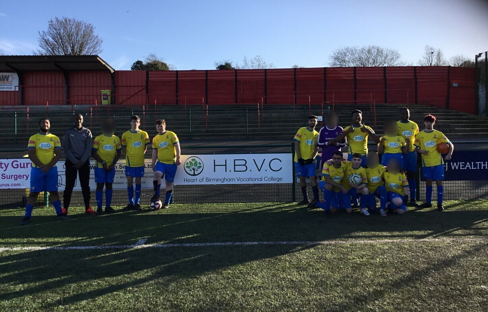 The HBVC Football Team