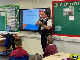 The Met police came to talk to our Year 4 & 