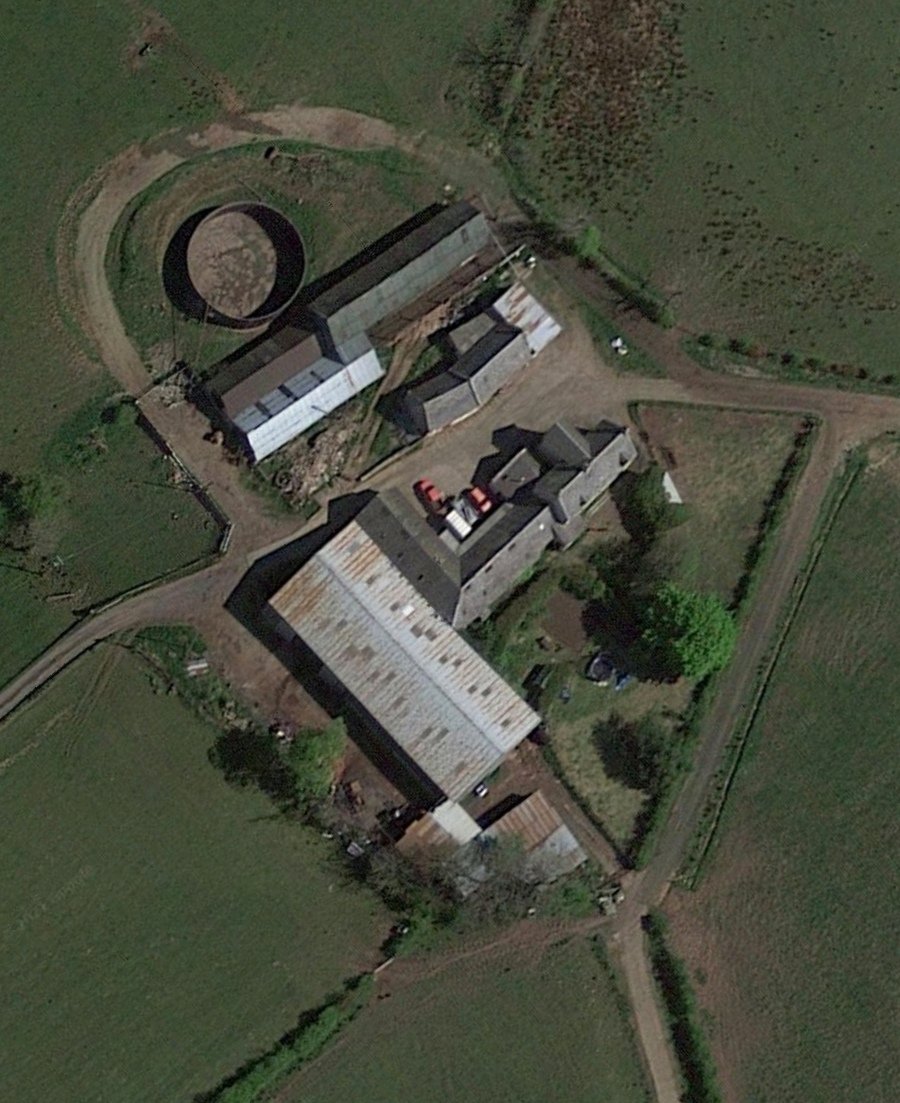 Aerial VIew: In geography, we looked at aerial photographs of the farm and spotted human and physical features