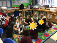 Learning about the enrichment mats for the young guide dogs.png