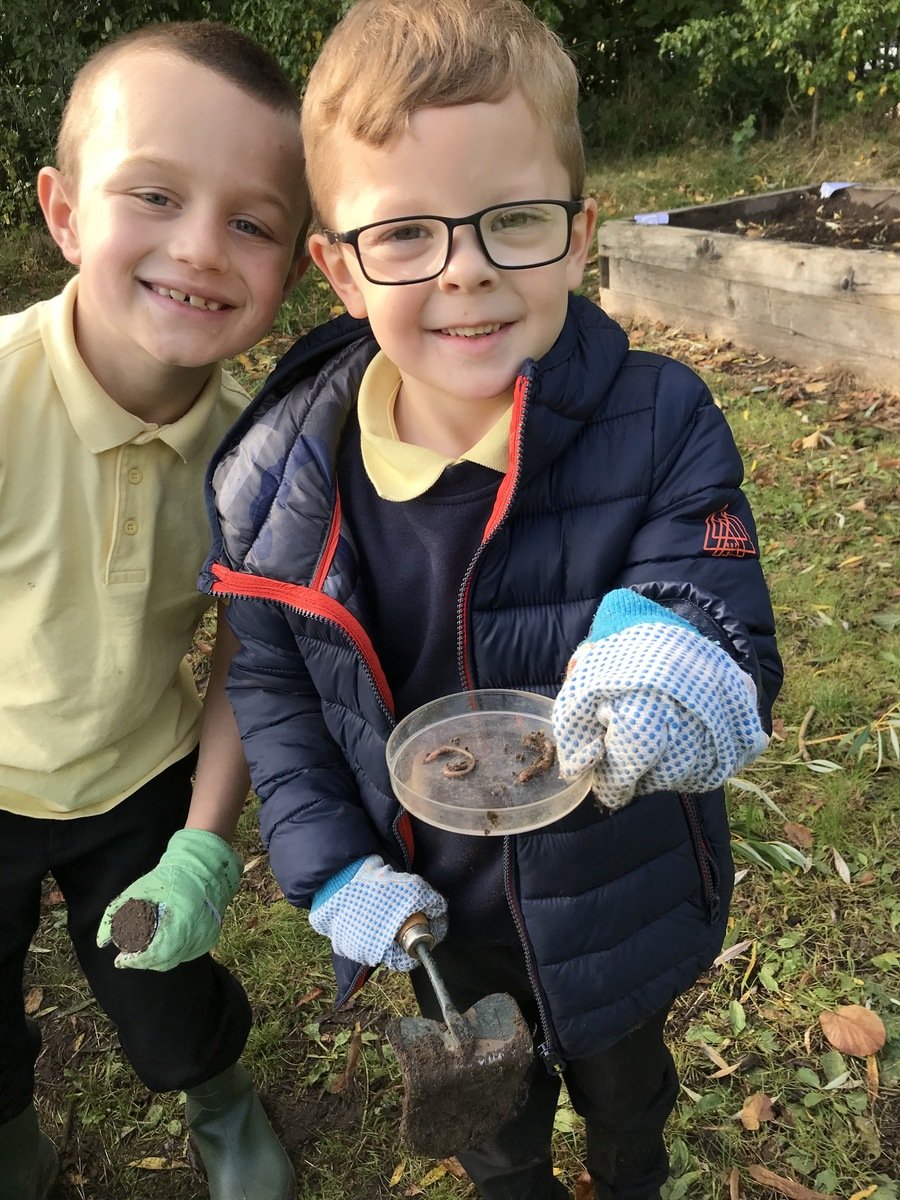 Year 3 have loved learning in the Forest School. We investigated the soil and even found some living things!