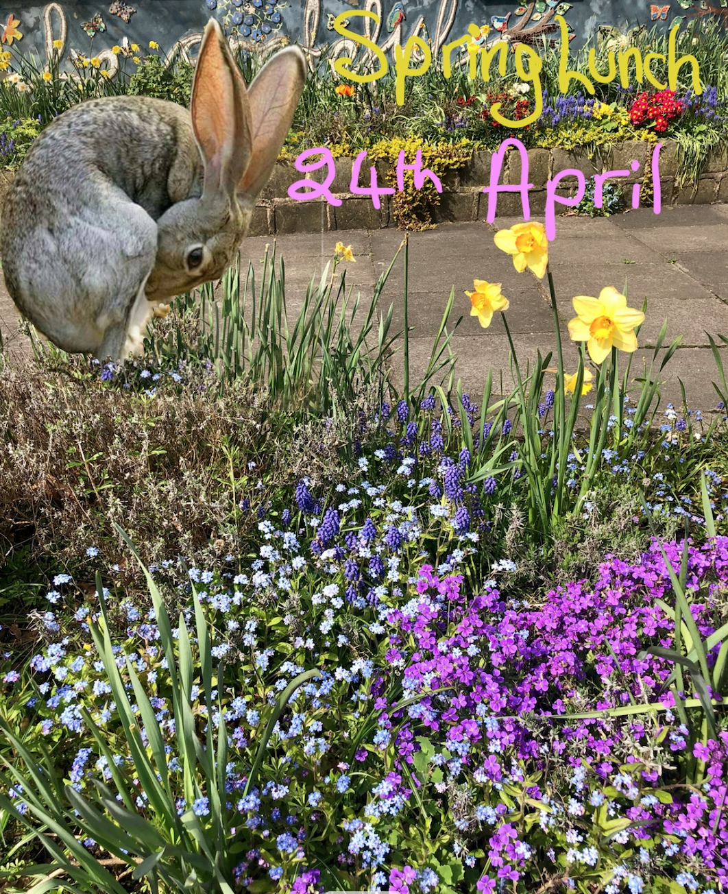 spring Kirkstall with hare