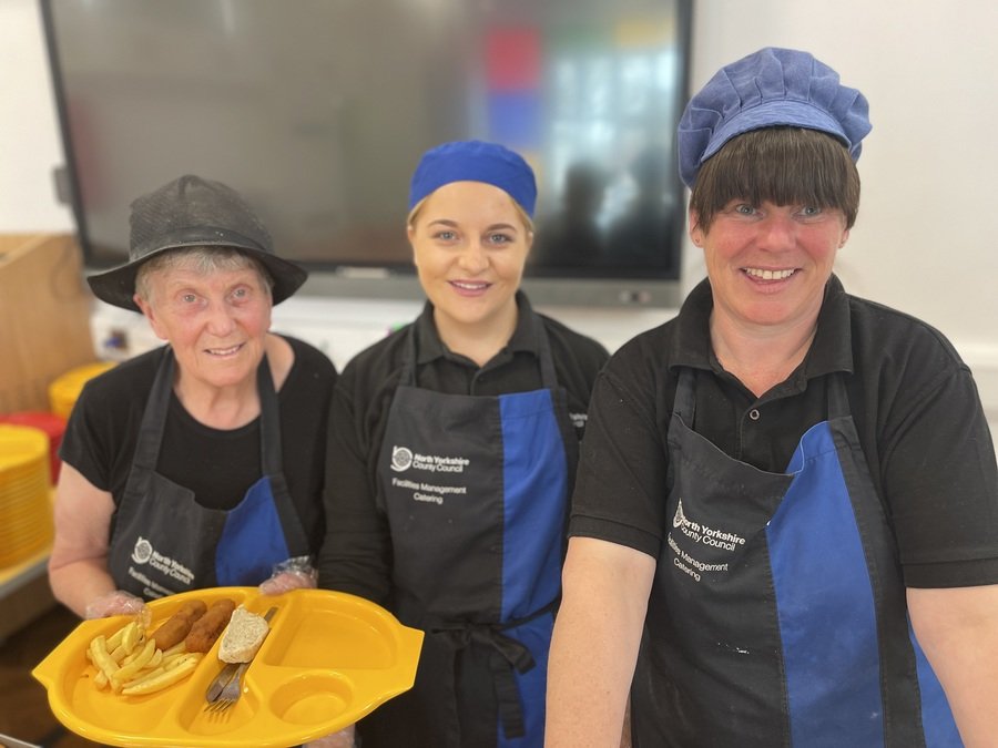 Our Kitchen Team: Mary, Becky & Michelle
