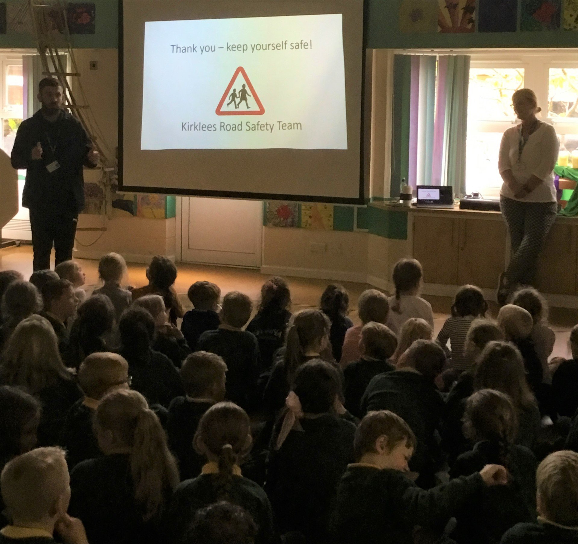 Kirklees Road Safety Team whole school assembly 26.05.22