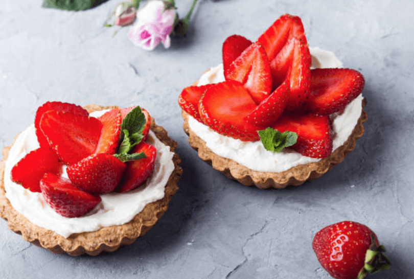 strawberry scones