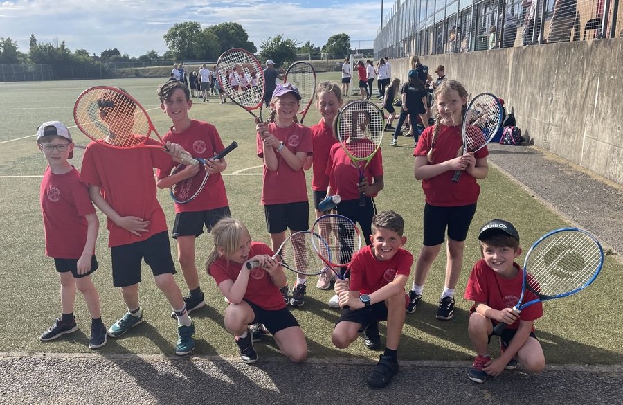 Year 4 tennis - Northampton Sports 2nd place