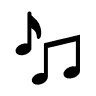 Image of musical notes - Music