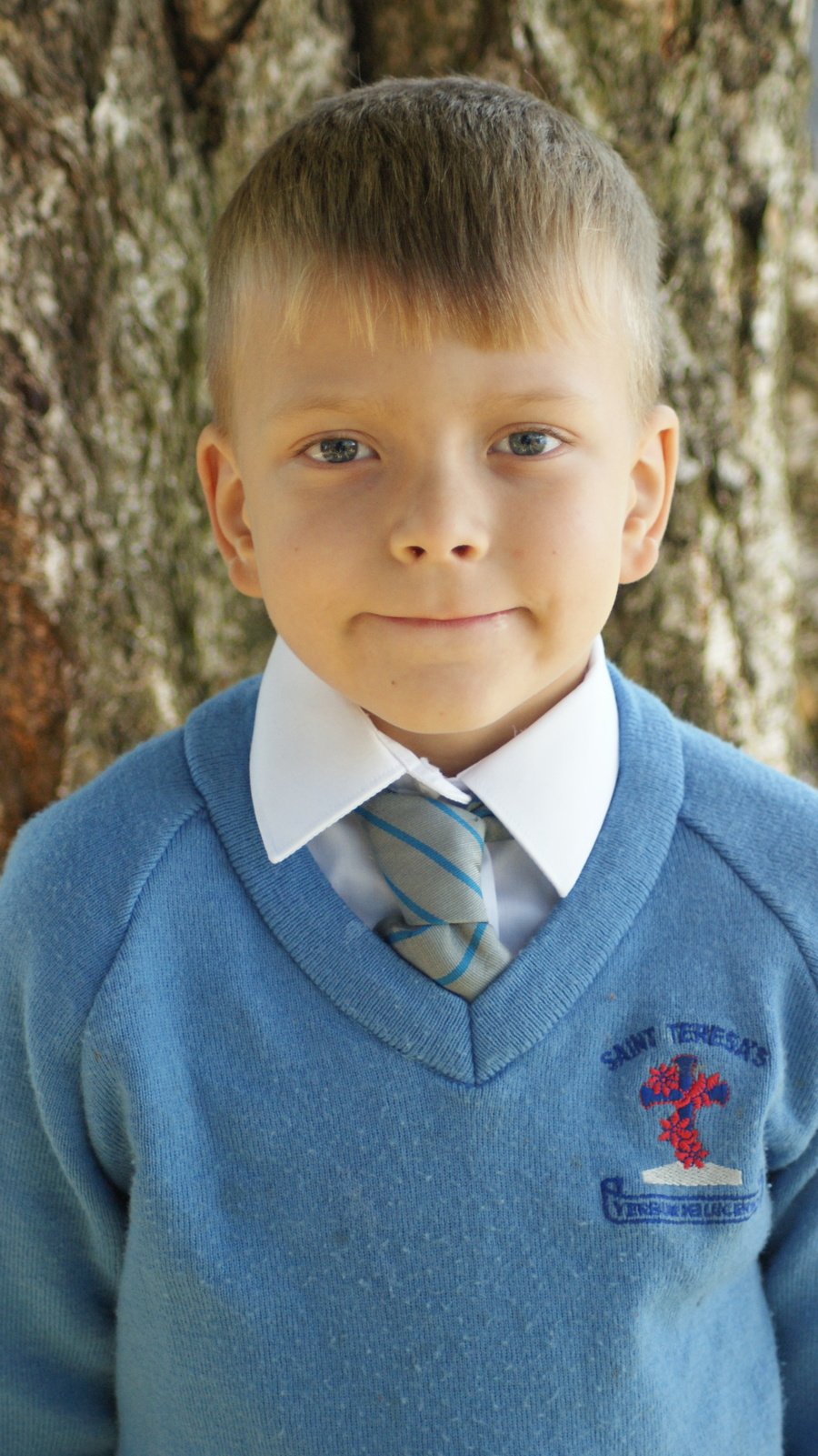 Shirt, Tie and Branded Jumper