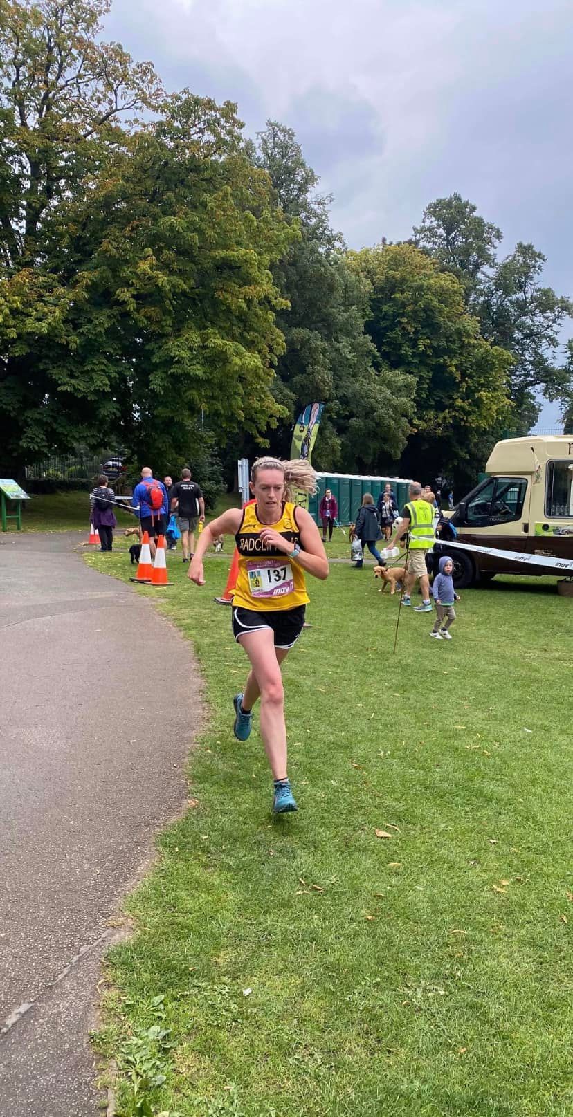 A fabulous sprint finish for Donna at Keswick.