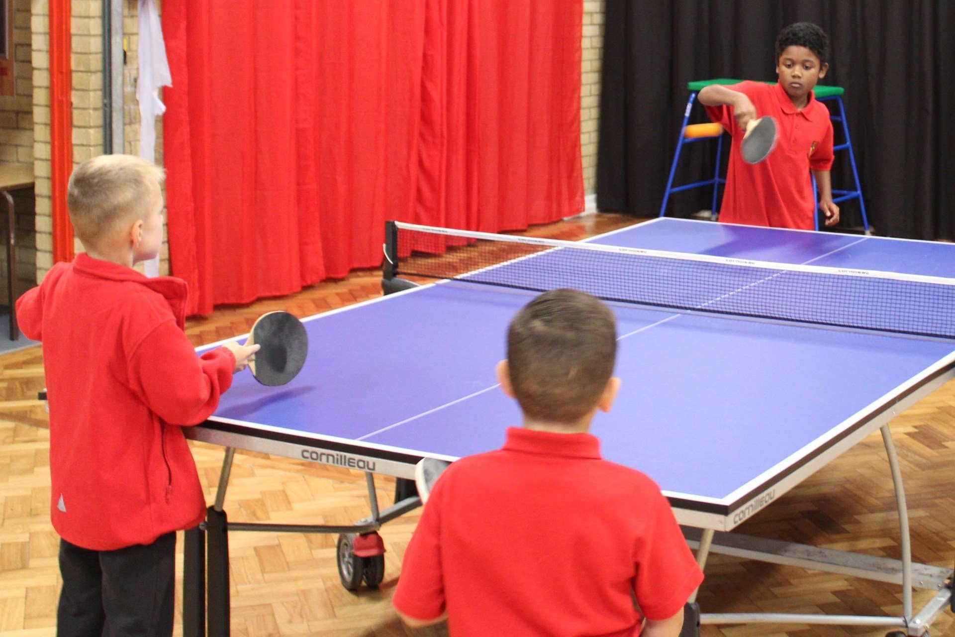 Table tennis club players