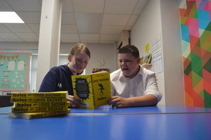 Year 6 love reading Holes by Louis Sachar...and the sequel, Small Steps, always flies off the bookshelf too! 