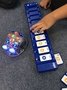 Y2 have been learning about algorithms using blue bots.