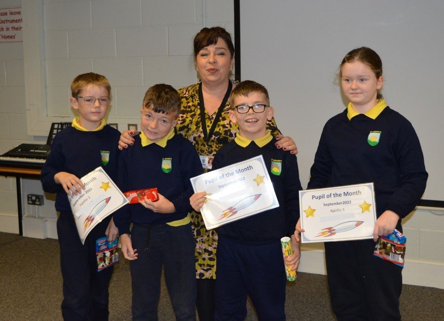 Middle school pupil of the month & prefects - September 2023