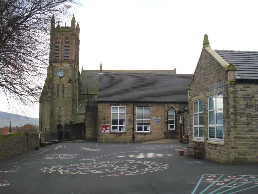 St George's church overlooks our school