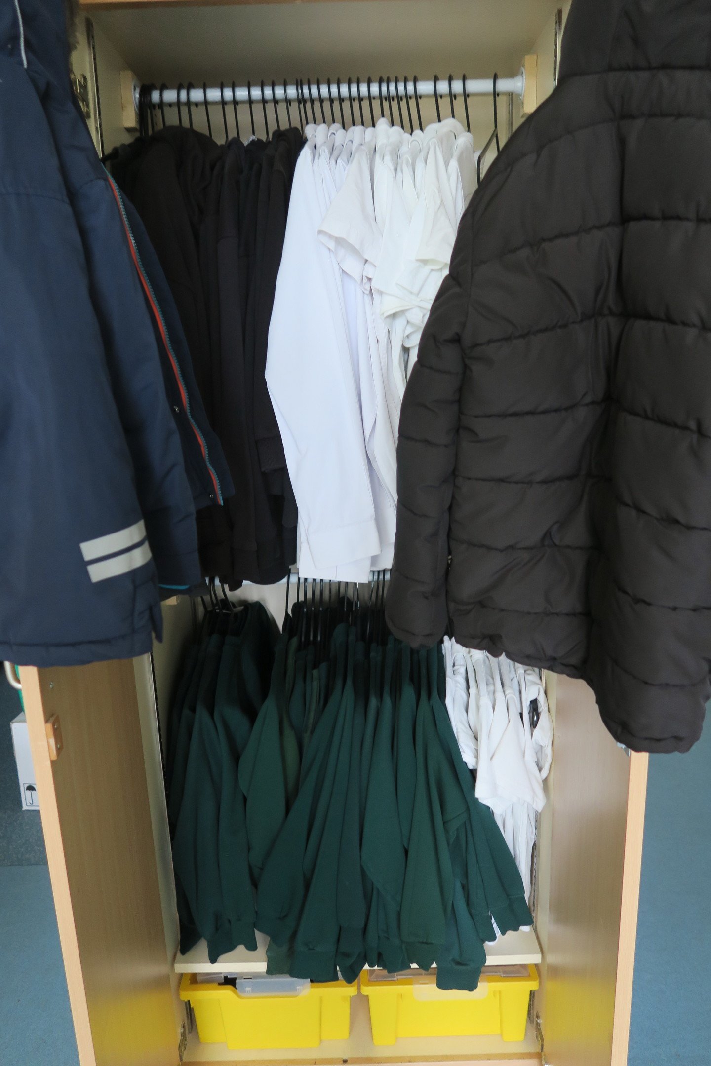 Donated School Uniform in 'The Cupboard'