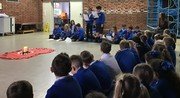 Class 3 read a poem.