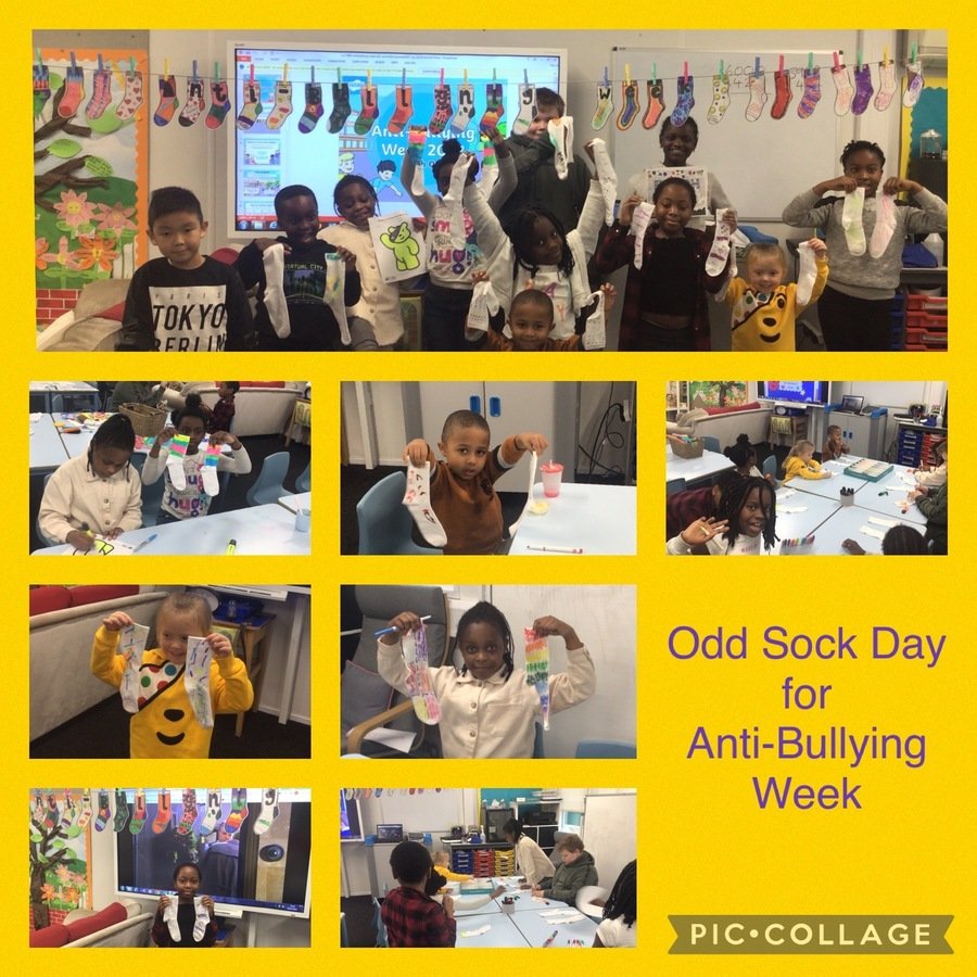 The children who came to Always Club today made their own Odd Socks for Anti-bullying Week! #say no to bullying  18/11/2022