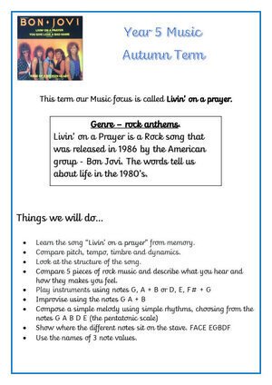 Yr 5 Autumn Term - Livin' on a prayer.jpg