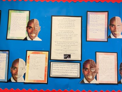 UKS2 work on Mo Farah