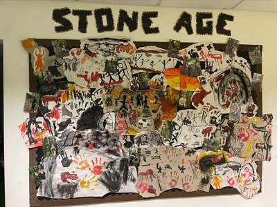                                                  Wow, look at our cave paintings!                                                                