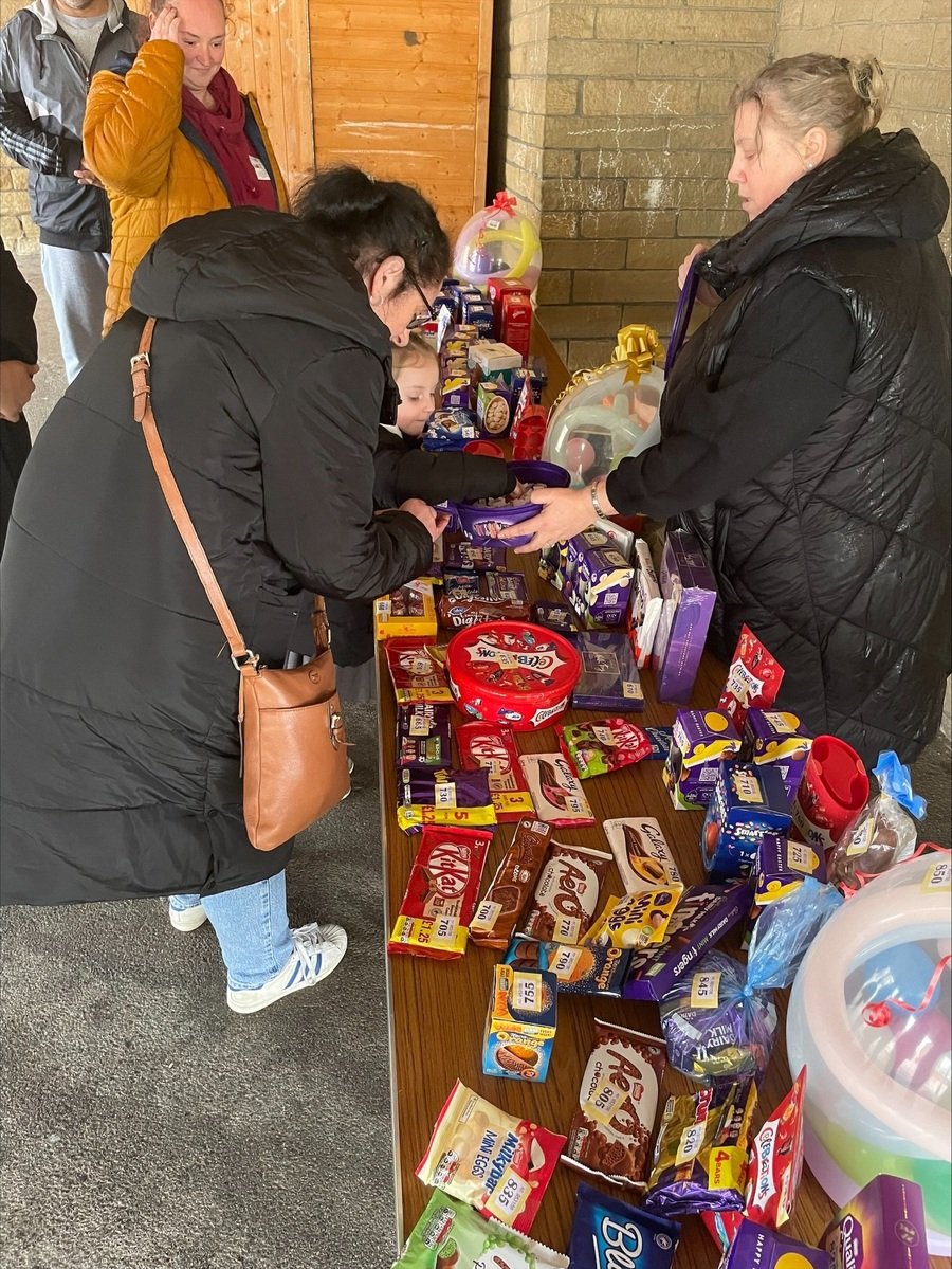 Easter Tombola run by our Parent Group