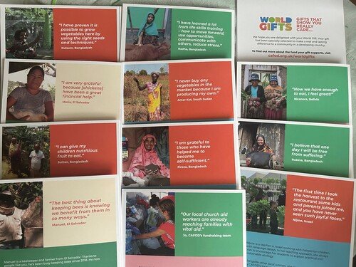 Our gifts will help farming familes to be self-sufficient and provide for their communities.
