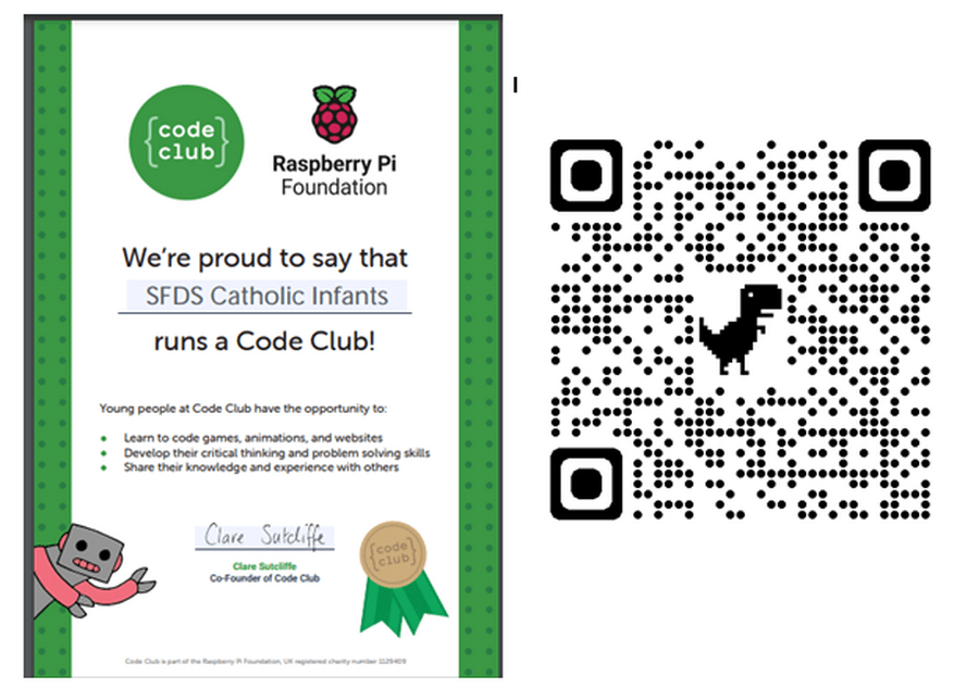 Click here for our Code Club Blog