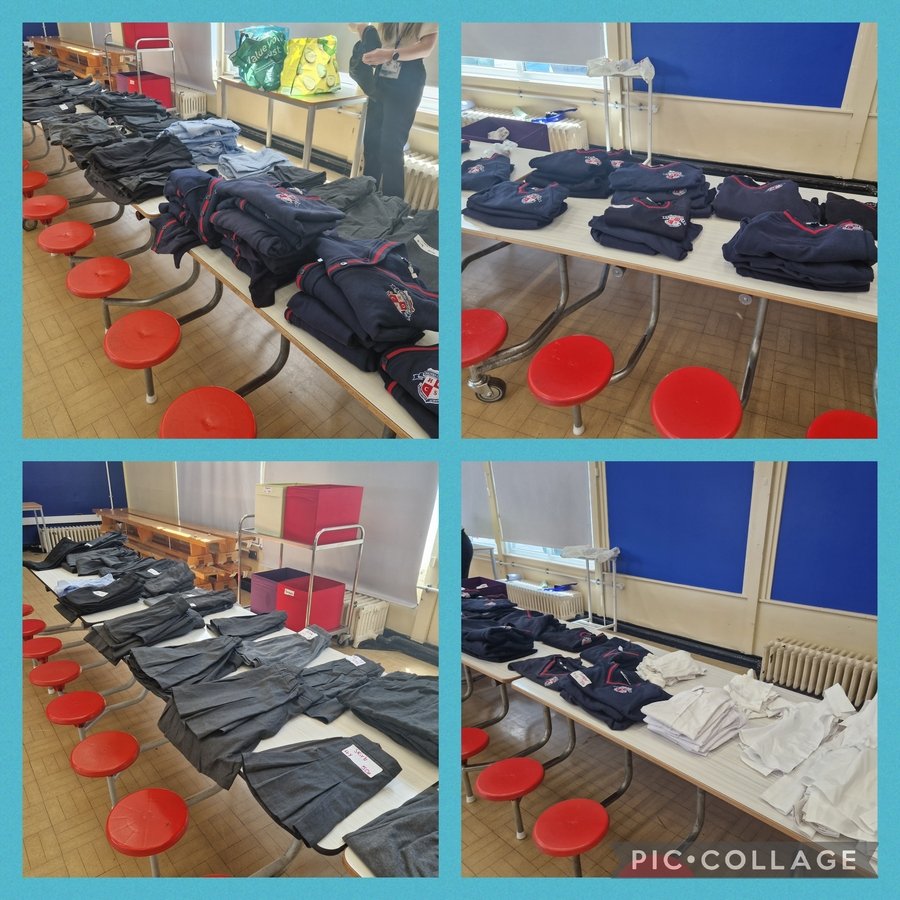 Pre loved uniform pop up shop July 2023. Thank you to all those who attended.