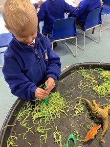 Using tweezers to develop fine motor skills.jpg