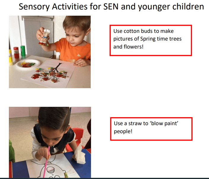 Sensory activities