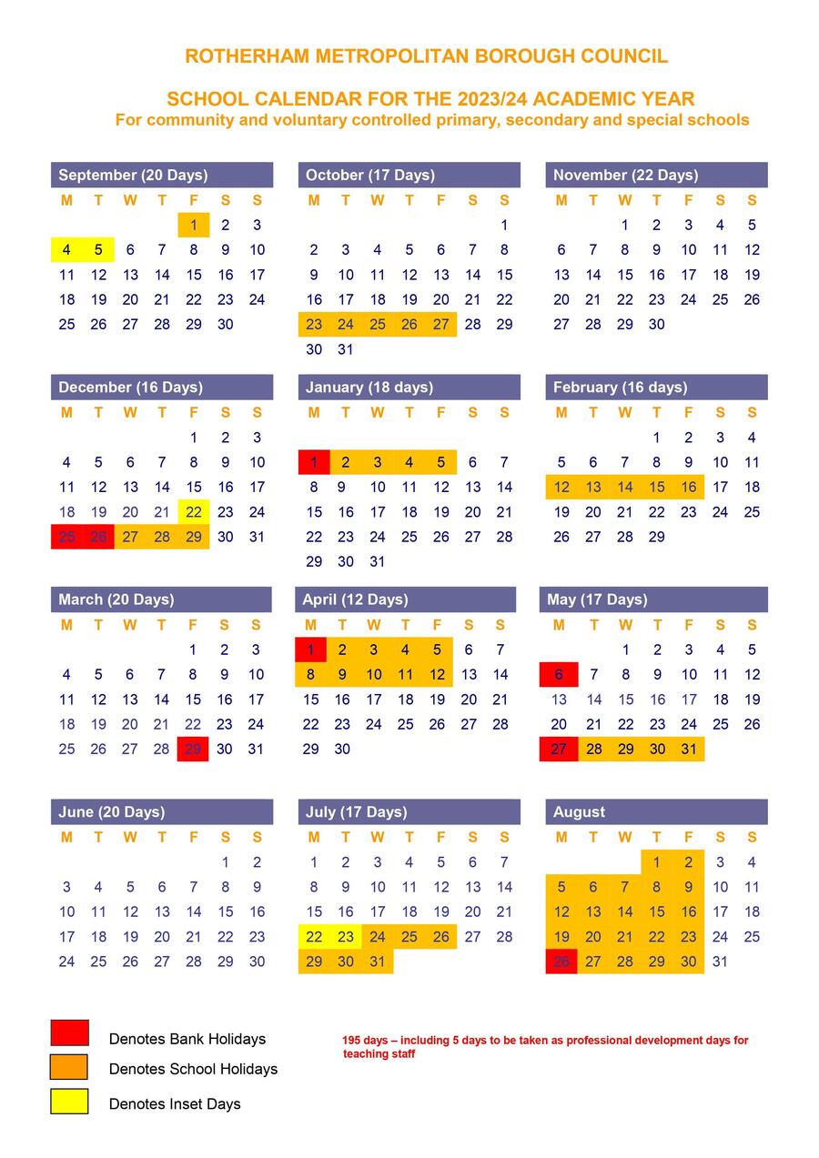 Saint Pius X Catholic High School Term Dates