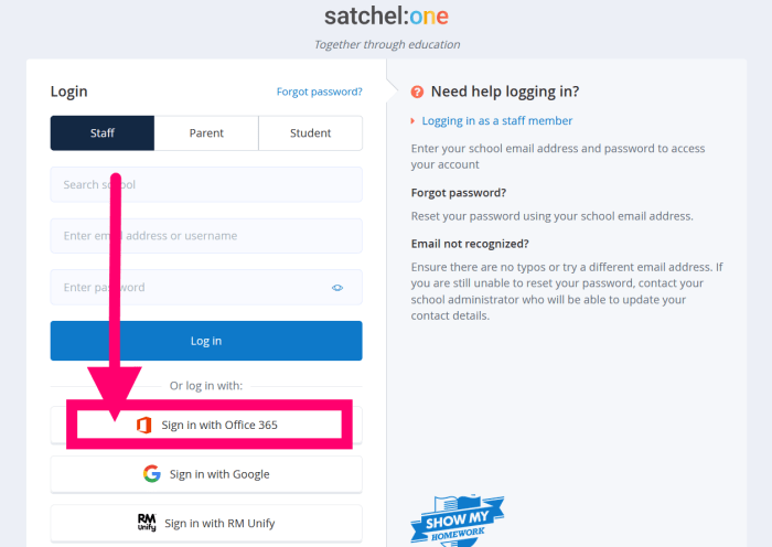 Satchel one online help