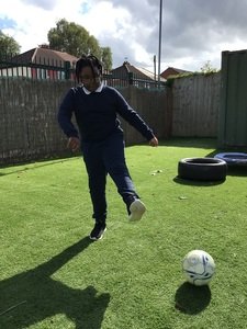 Developing football skills
