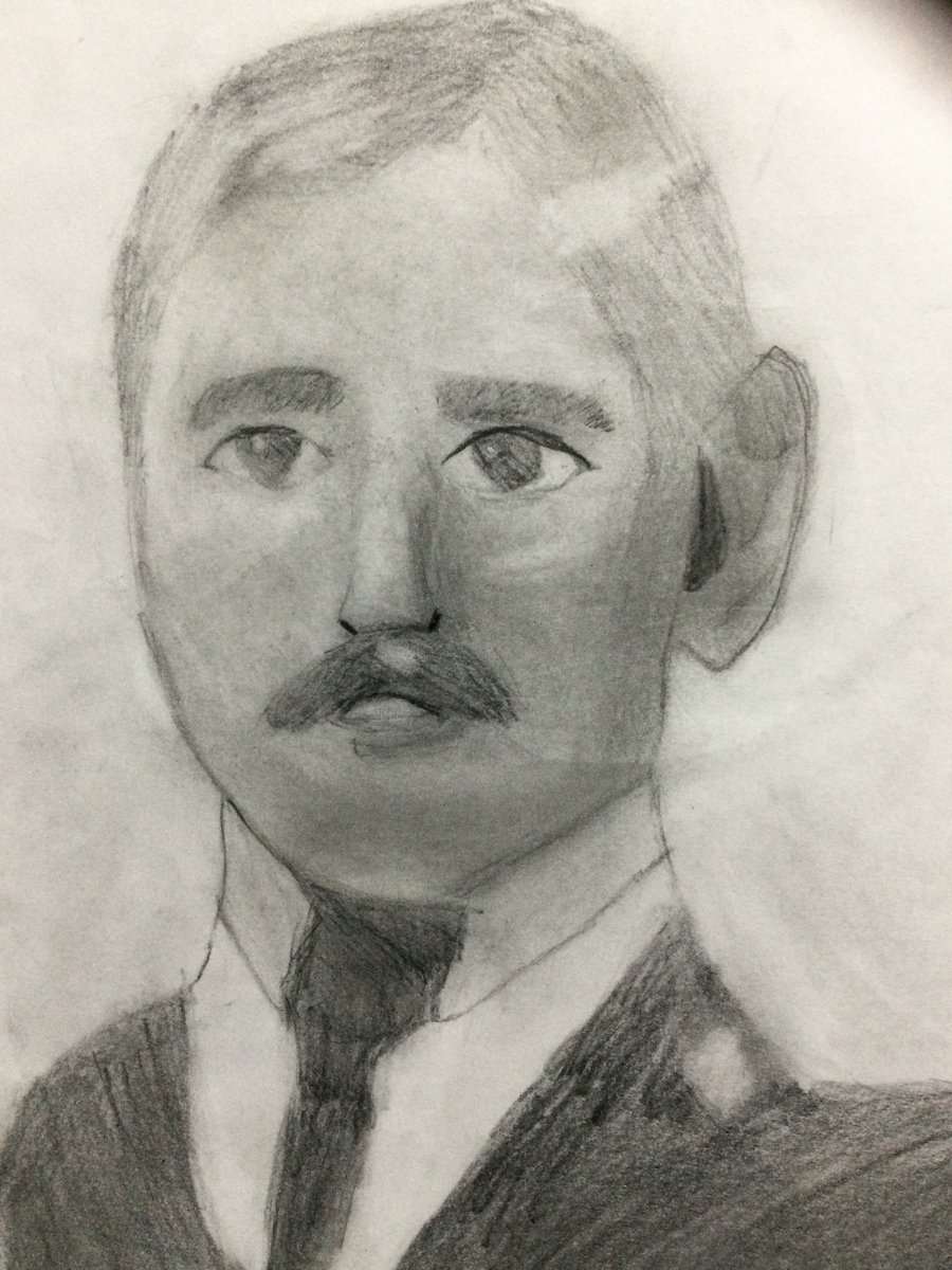 A year 6 pupil sketch linking to their work on World War II.