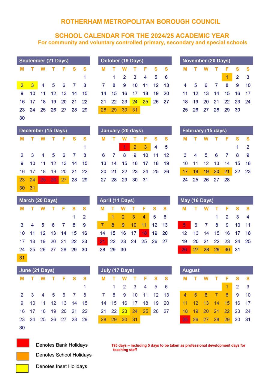 Saint Pius X Catholic High School - Term Dates