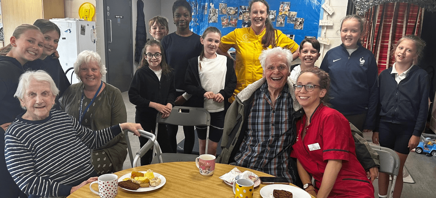 Our Y5 children shared a 'Madhatter's Tea Party' with some of the residents from Owlette Hall.