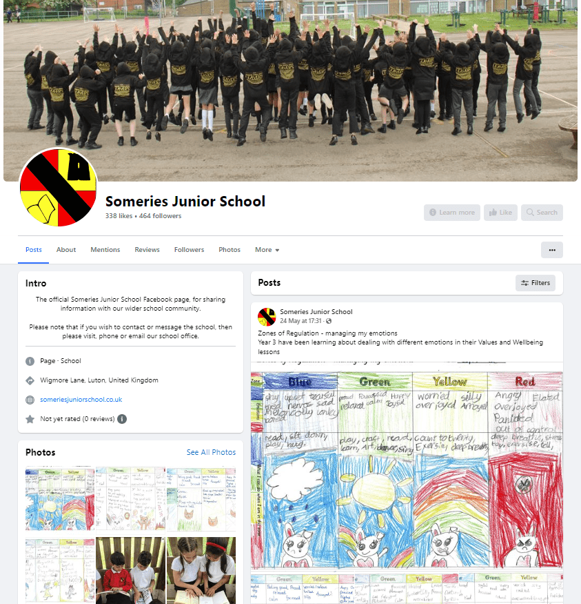 Facebook page