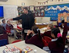 Fr Louie's class visits