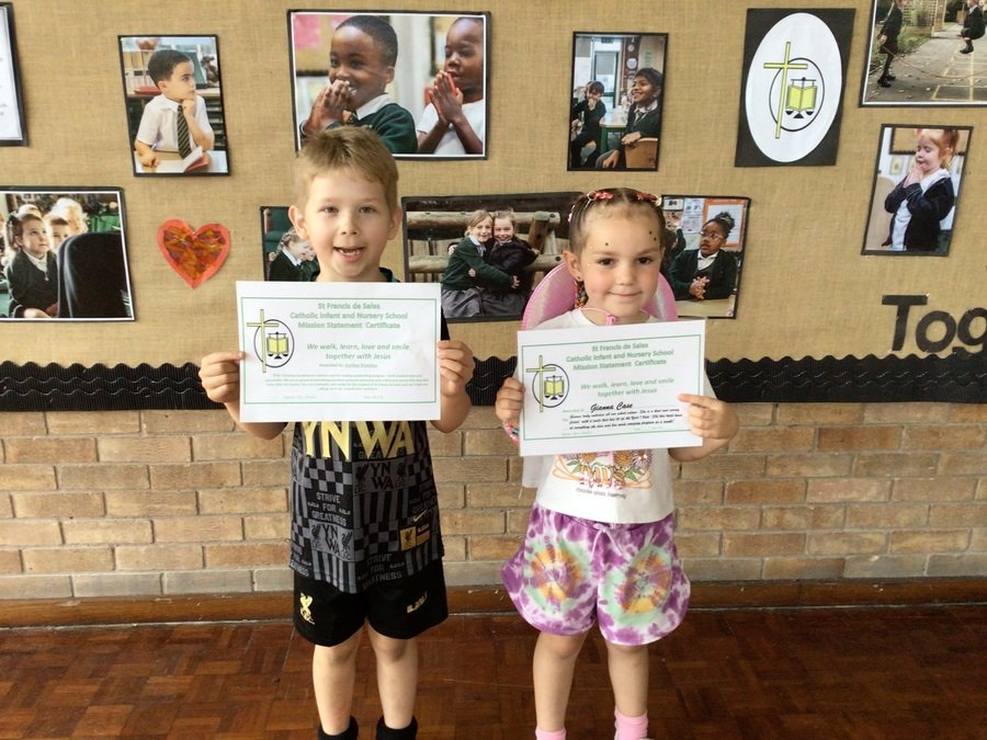 Well done to the winners of our final Mission Statement Certificates of the school year!