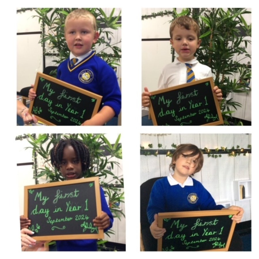 Our first day in Year 1