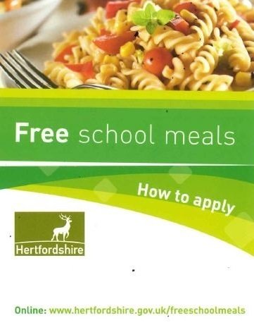 Free School Meal card