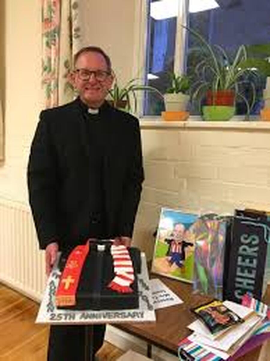Fr Adrian Tuckwell on the occasion of his Silver Jubilee