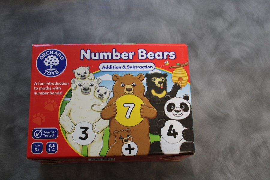 12. Number bears Age 5+