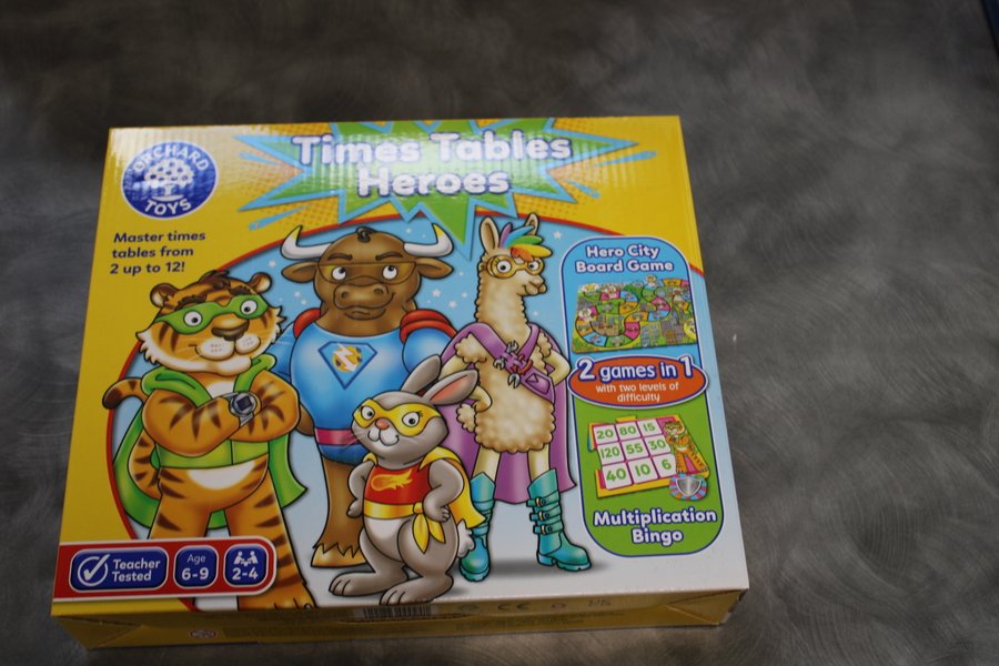 31. Times tables heroes Age 6-9