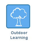 Outdoor learning icon